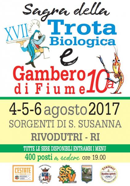 Sagra della Trota biologica e del Gambero di fiume