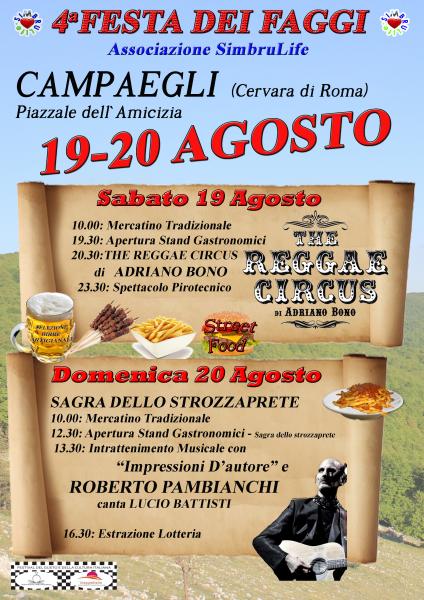 FESTA DEI FAGGI E SAGRA DELLO STROZZAPRETE