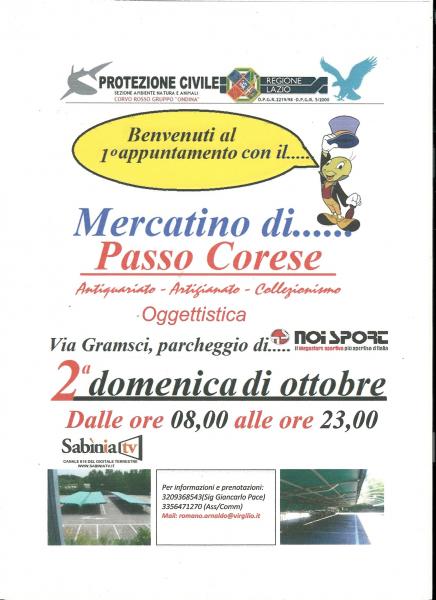 mercatino passo corese
