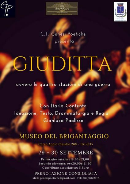 Giuditta, ovvero Le quattro stazioni di una guerra/ ITRI