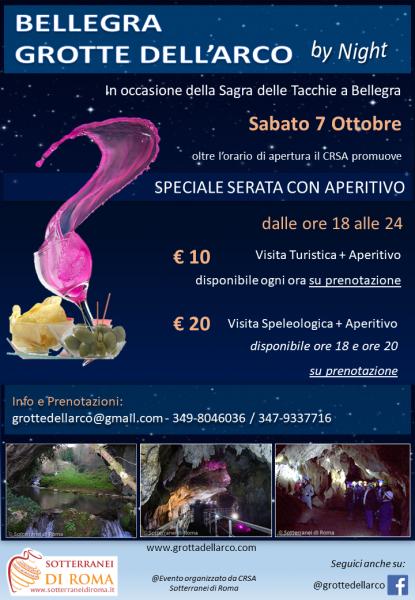 grotte by night