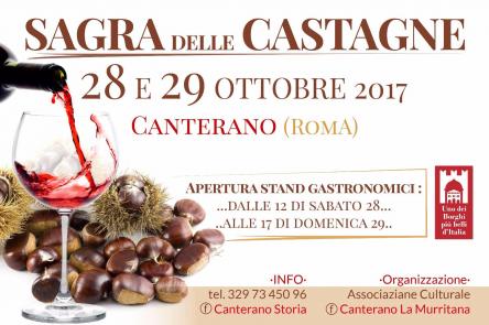 Sagra della Castagna - Canterano 2017