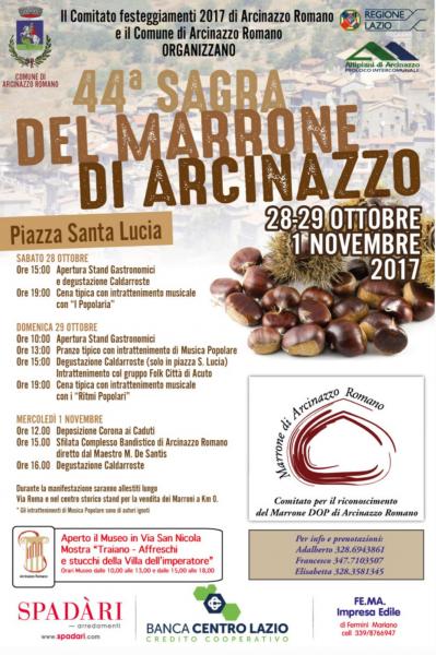 44esima Sagra del Marrone di Arcinazzo Romano