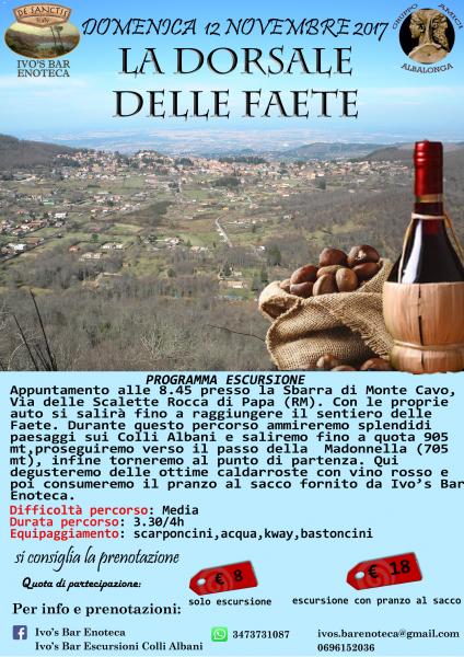 Escursione sulla Dorsale delle Faete