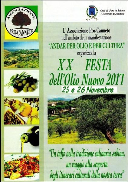 20° Festa dell'olio nuovo