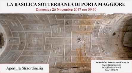 Roma sotterranea. La Basilica di Porta Maggiore