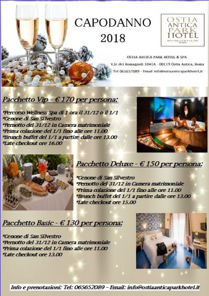 Capodanno 2018 Ostia Antica Park Hotel & Spa