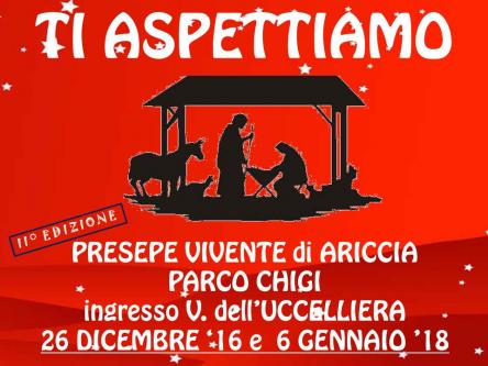 ARICCIA  - LA COMUNITA' SI FA PRESEPE