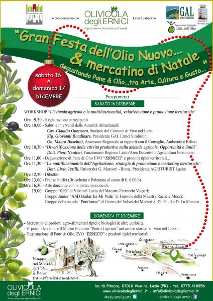 Gran Festa dell'Olio nuovo & mercatino di Natale