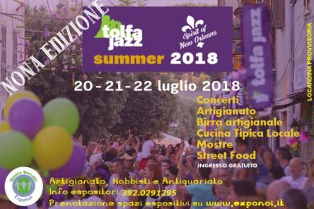 ExpoNoi al Tolfa Jazz Summer 2018 - Nona Edizione