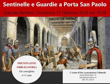 Sentinelle e guardie al Museo di Porta San Paolo