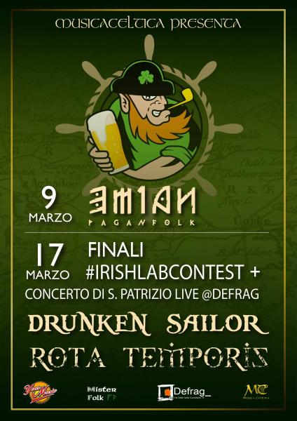 San Patrizio con i Drunken Sailors e i Rota Temporis
