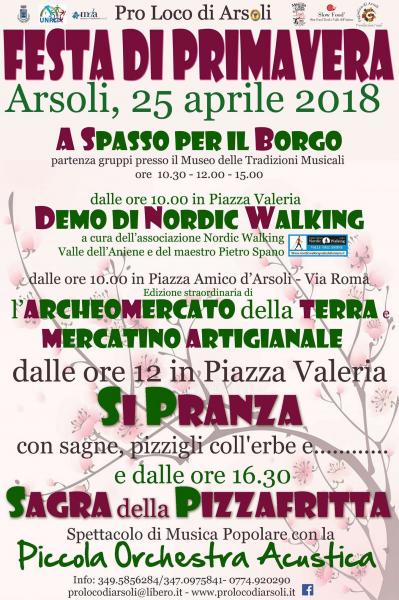 FESTA DI PRIMAVERA & SAGRA DELLA PIZZAFRITTA