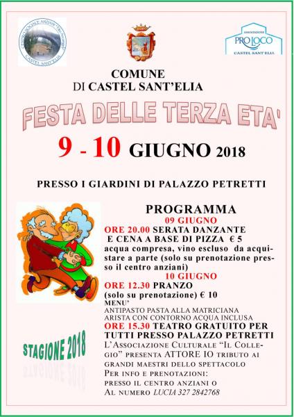 festa della terza eta'