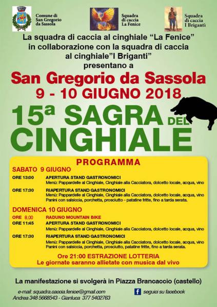 15ª SAGRA DEL CINGHIALE