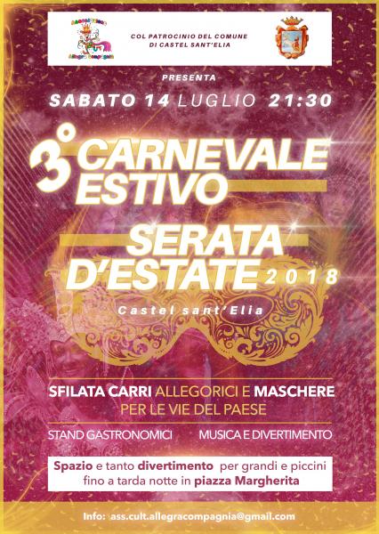 carnevale estivo 2018