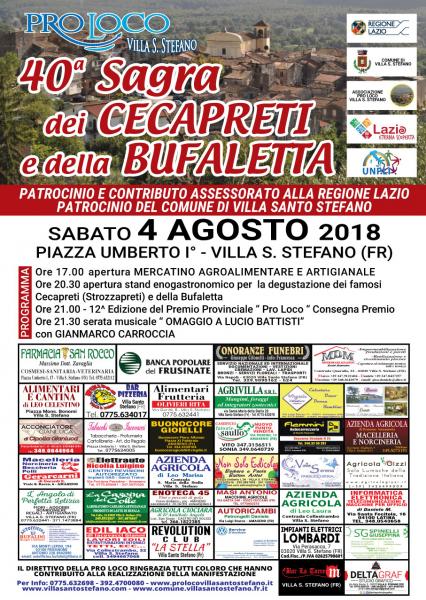 40° Sagra dei Cecapreti e della Bufaletta