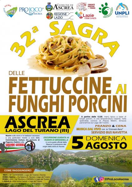 XXXII SAGRA DELLE FETTUCCINE AI FUNGHI PORCINI