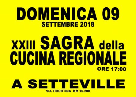 XXIII SAGRA REGIONALE