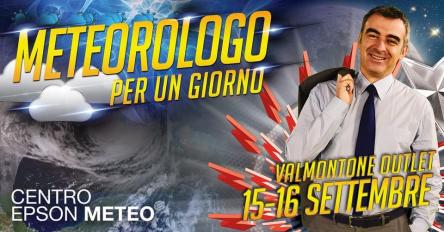 Meteorologo per un giorno comm Andrea Giuliacci