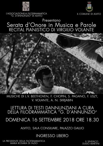 Recital Pianistico di Virgilio Volante