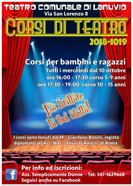 Corsi di Teatro per bambini e ragazzi