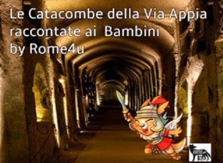 Catacombe della Via Appia raccontate ai bambini con Rievocazione storica in costume - Visita guidata