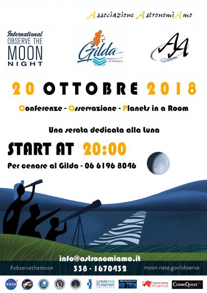 Notte Internazionale di Osservazione della Luna