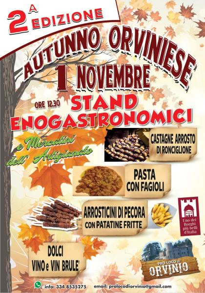 AUTUNNO ORVINIESE 2018