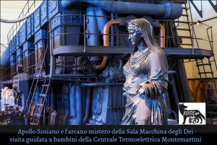 L'arcano Mistero della Sala Macchine degli Dei e del Treno a Vapore del Papa -Visita guidata bambini