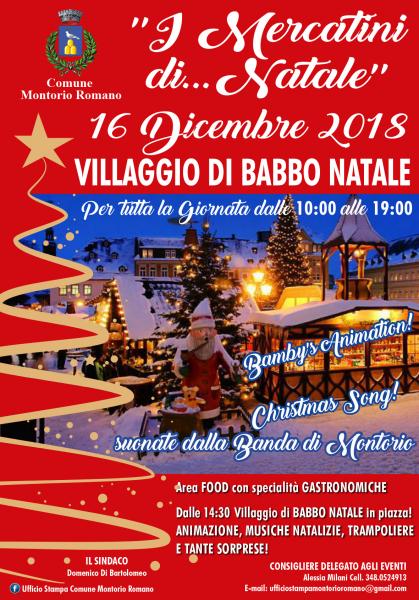 III Edizione Mercatini e Villaggio di Babbo Natale