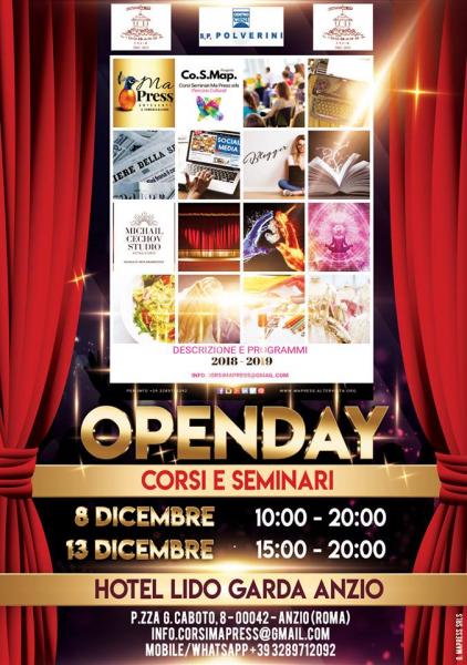Openday Co.S.Map Corsi e Seminari Anzio