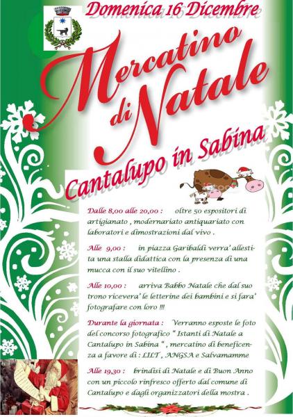 Mercatino di Natale Cantalupo in Sabina