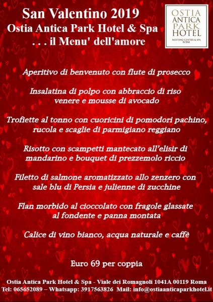 San Valentino 2019 Roma - Ostia Antica Park Hotel & Spa