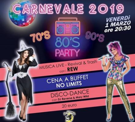 Carnevale party & buffet no limits