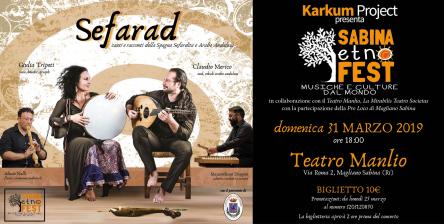 Sefarad -Concerto- Presentazione Sabina ETNOfest