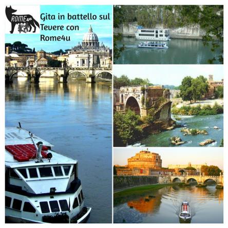 Gita in battello sul Tevere con visita guidata