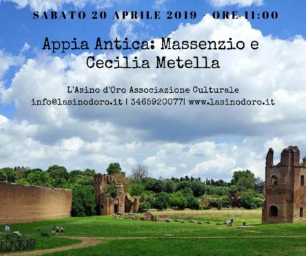 Appia Antica: villa di Massenzio e mausoleo di Cecilia Metella