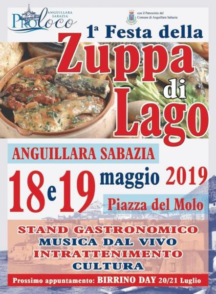 Prima edizione della festa della zuppa di pesce di lago