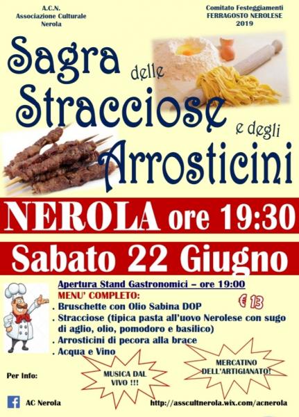 SAGRA DELLE STRACCIOSE E DEGLI ARROSTICINI