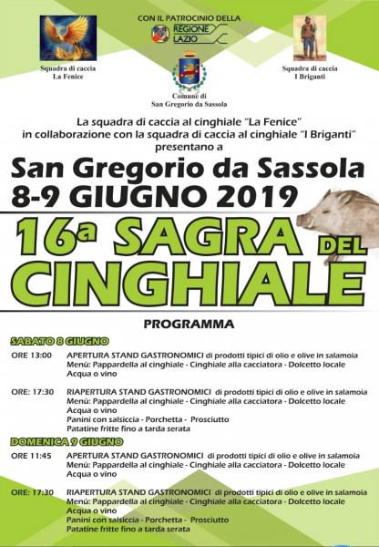 16ª SAGRA DEL CINGHIALE