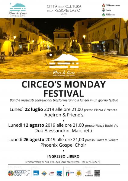 CIRCEO'S MONDAY FESTIVAL