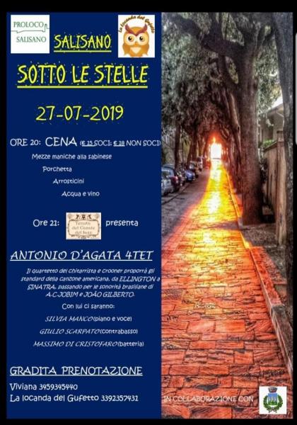 Salisano sotto le Stelle-Cena e Concerto Jazz