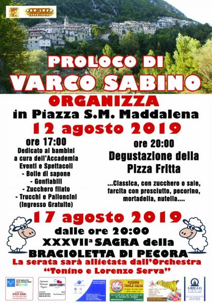 Degustazione della Pizza Fritta e 37° Sagra della Bracioletta di pecora