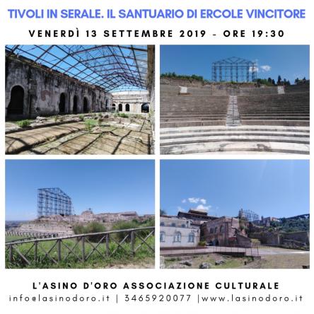 Tivoli in Serale. Il Santuario di Ercole Vincitore