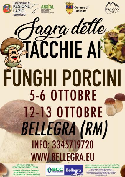 SAGRA DELLE TACCHIE AI FUNGHI PORCINI