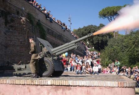 Il Gianicolo di Garibaldi e lo sparo del cannone di mezzogiorno - Visita guidata per bambini Roma