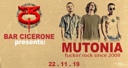 Mutonia live@Bar Cicerone