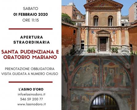 Basilica di Santa Pudenziana e apertura dell’Oratorio Mariano