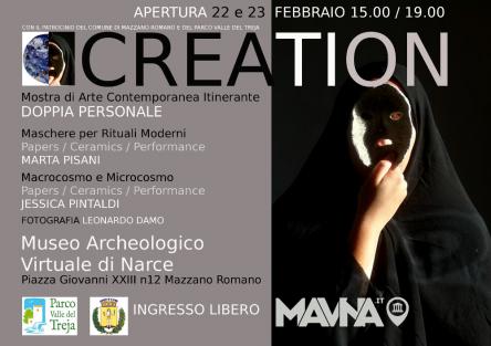 CREATION Mostra di Arte Contemporanea itinerante Terza Tappa al MAVNA